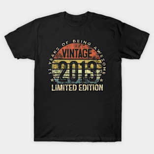Year Old Vintage 2013 Limited Edition 11th Birthday T-Shirt
